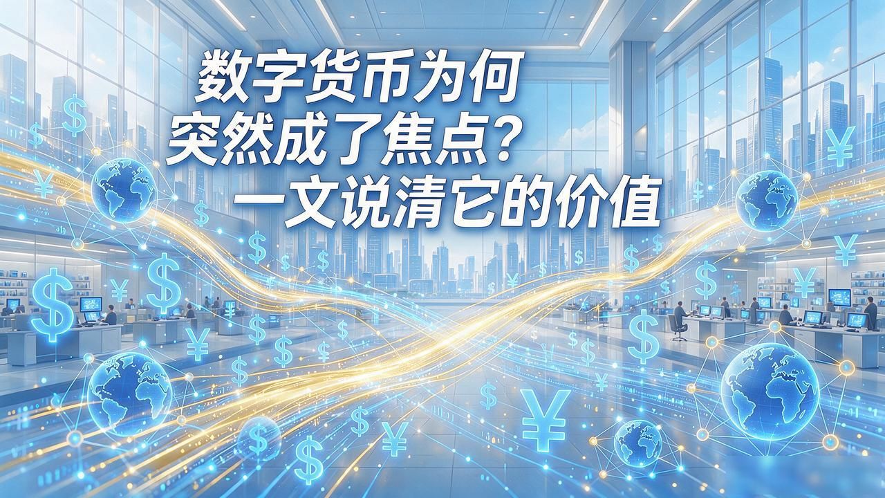 数字货币为何突然成了焦点？一文说清它的价值
