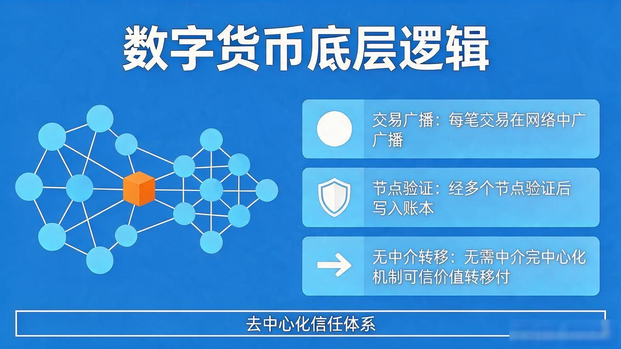 数字货币是怎么运行的？一文看懂底层逻辑