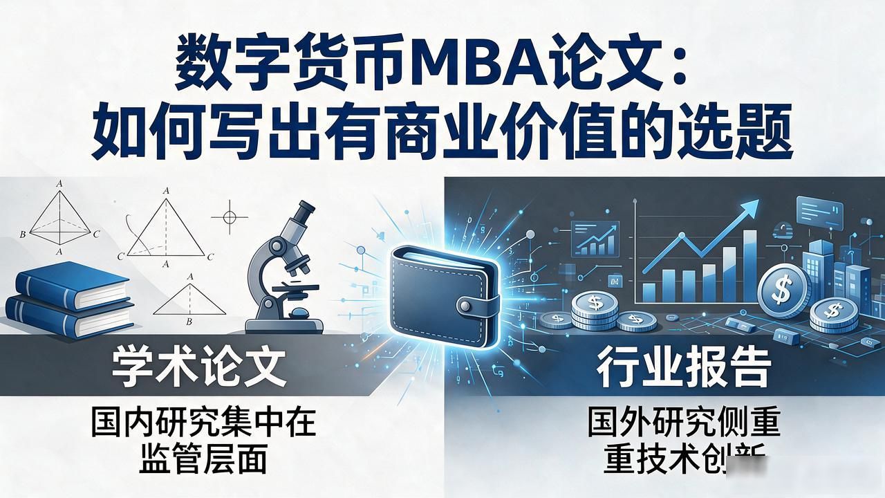 数字货币MBA论文：如何写出有商业价值的选题