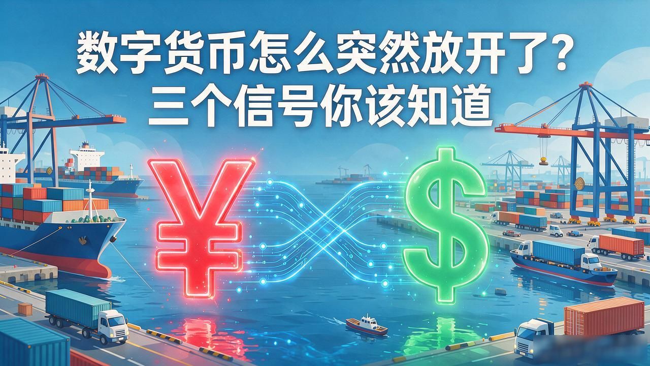 数字货币怎么突然放开了？三个信号你该知道