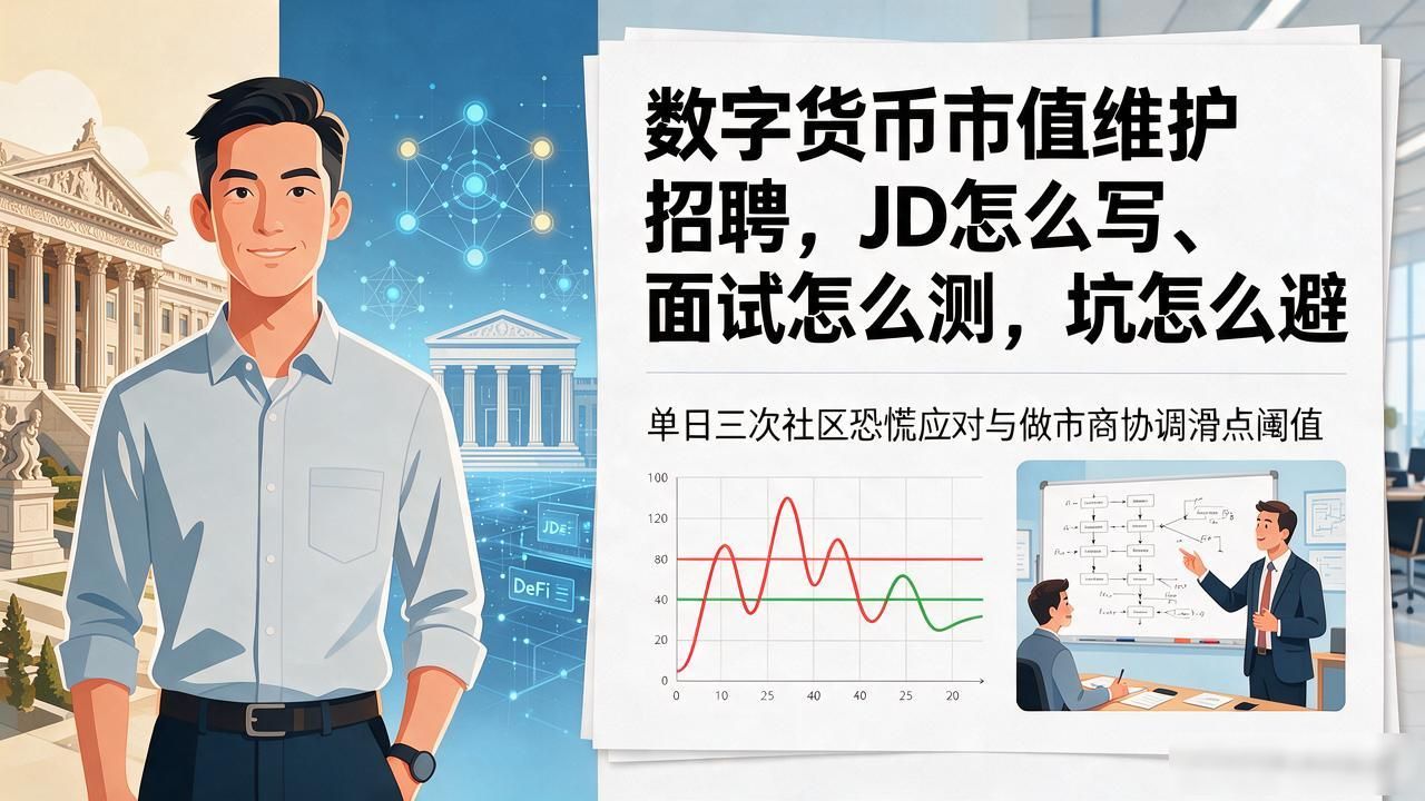 数字货币市值维护招聘，JD怎么写、面试怎么测、坑怎么避