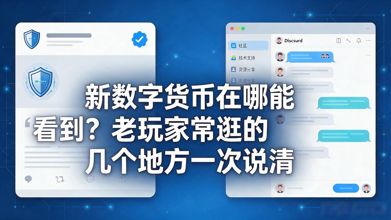 新数字货币在哪能看到?老玩家常逛的几个地方一次说清