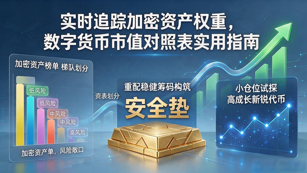 实时追踪加密资产权重，数字货币市值对照表实用指南