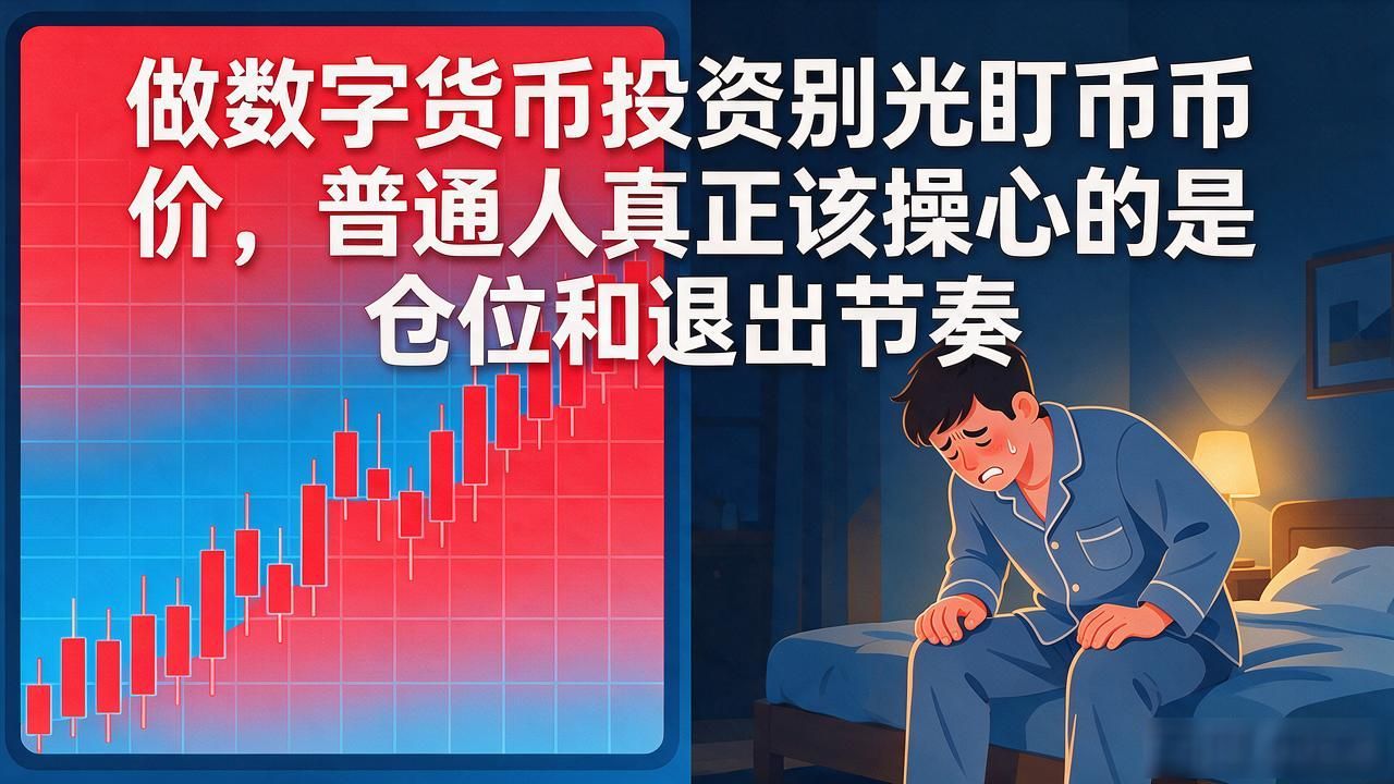 做数字货币投资别光盯币价，普通人真正该操心的是仓位和退出节奏