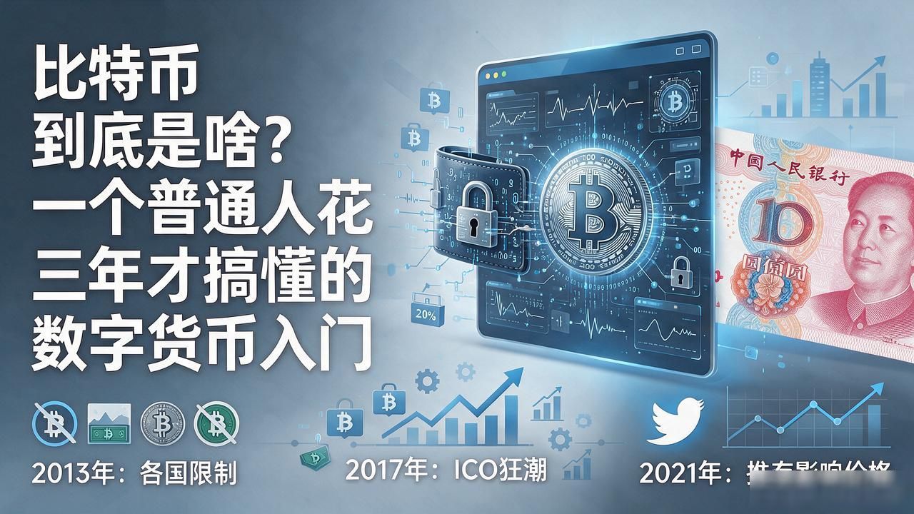 比特币到底是啥？一个普通人花三年才搞懂的数字货币入门