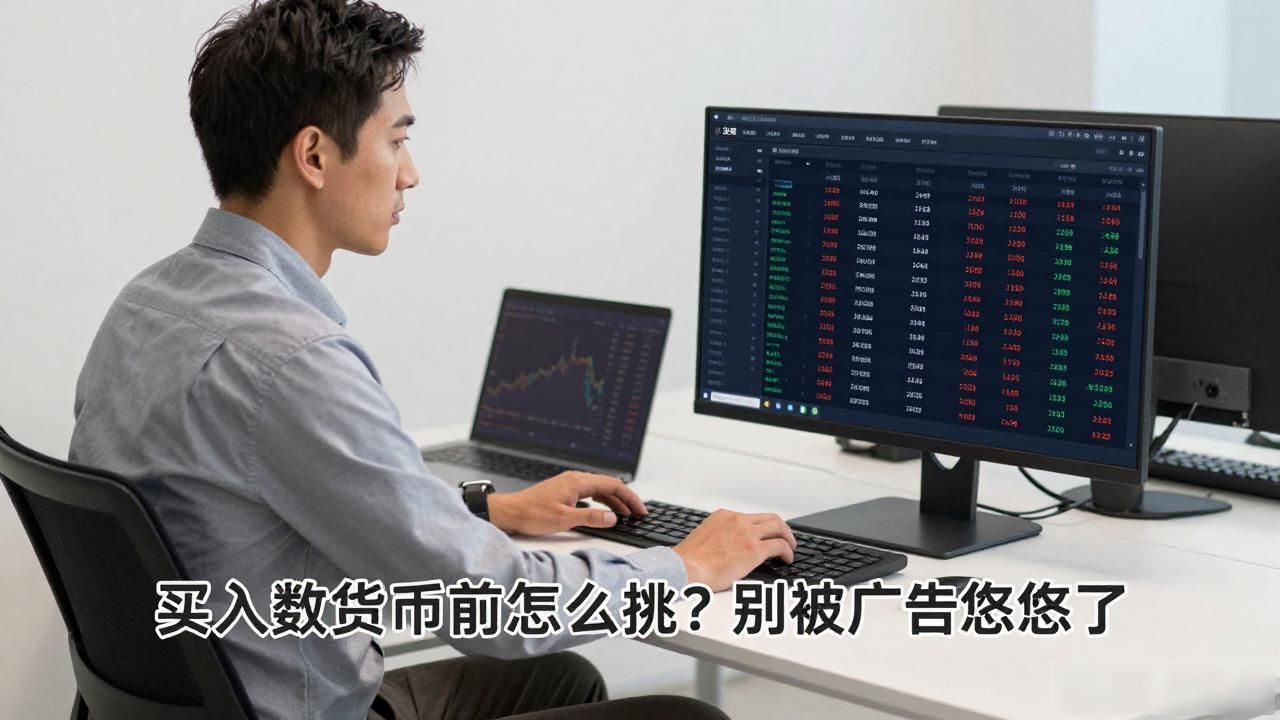 买入数字货币前怎么挑?别被广告忽悠了