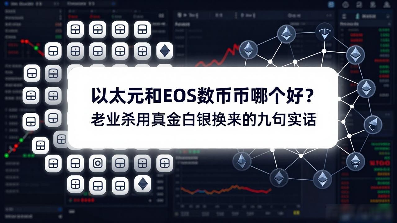 以太坊和EOS数字货币哪个好？老韭菜用真金白银换来的几句实话