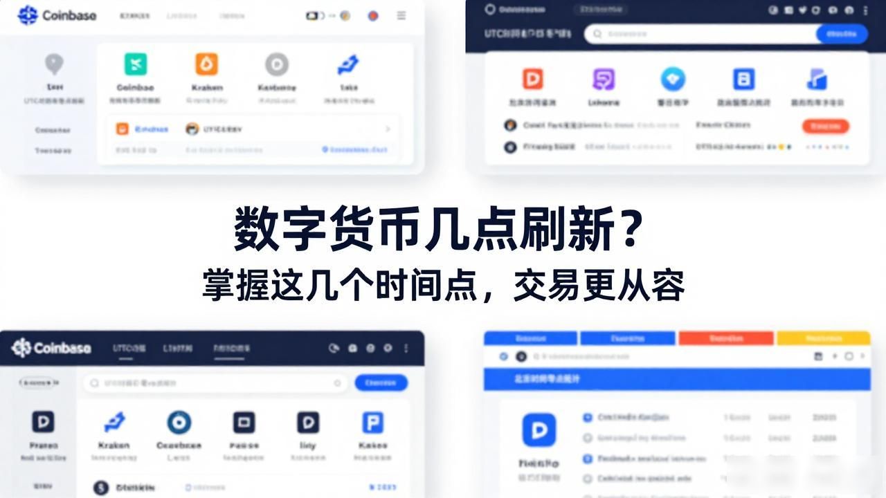 数字货币几点刷新？掌握这几个时间点，交易更从容