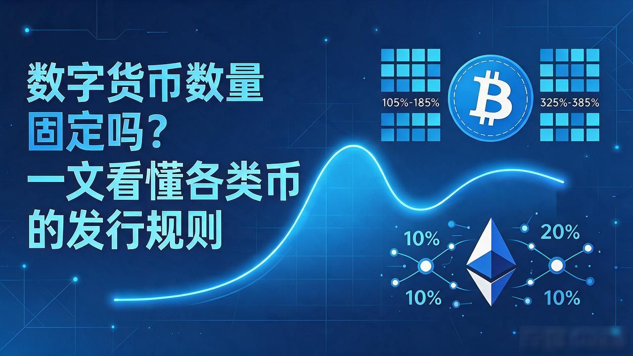 数字货币数量固定吗？一文看懂各类币的发行规则